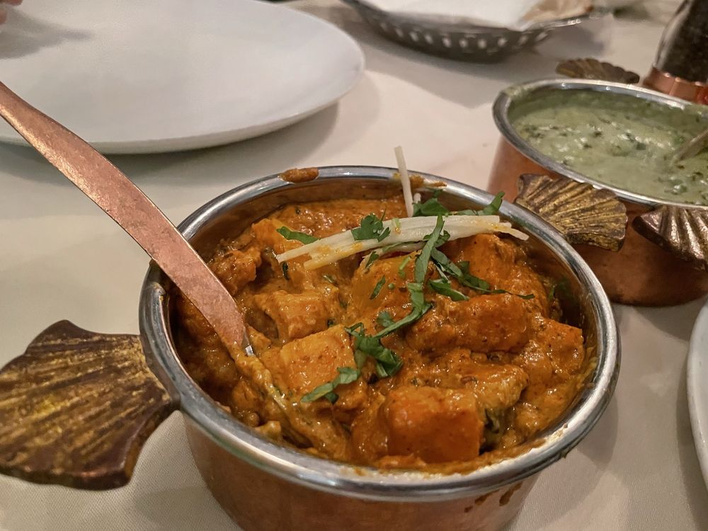 Moghul Fine Indian Cuisine signature dishes Murgh Malai KebabLamb Rogan JoshDal Makhani﻿﻿﻿